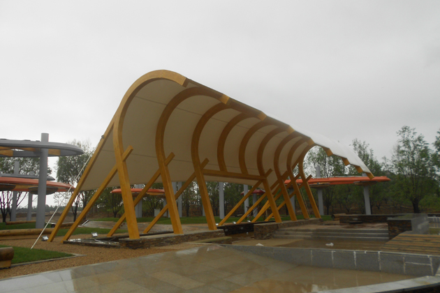 形態(tài)設計是哈爾濱張拉膜建造的重要環(huán)節(jié)